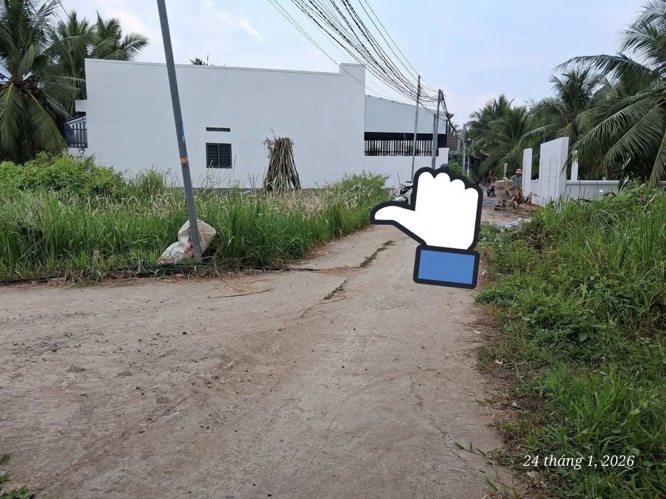 Đất Vàng 300m² Full Thổ Cư, Mặt Tiền 2 Xe Tải Tại An Hội - Vĩnh Long