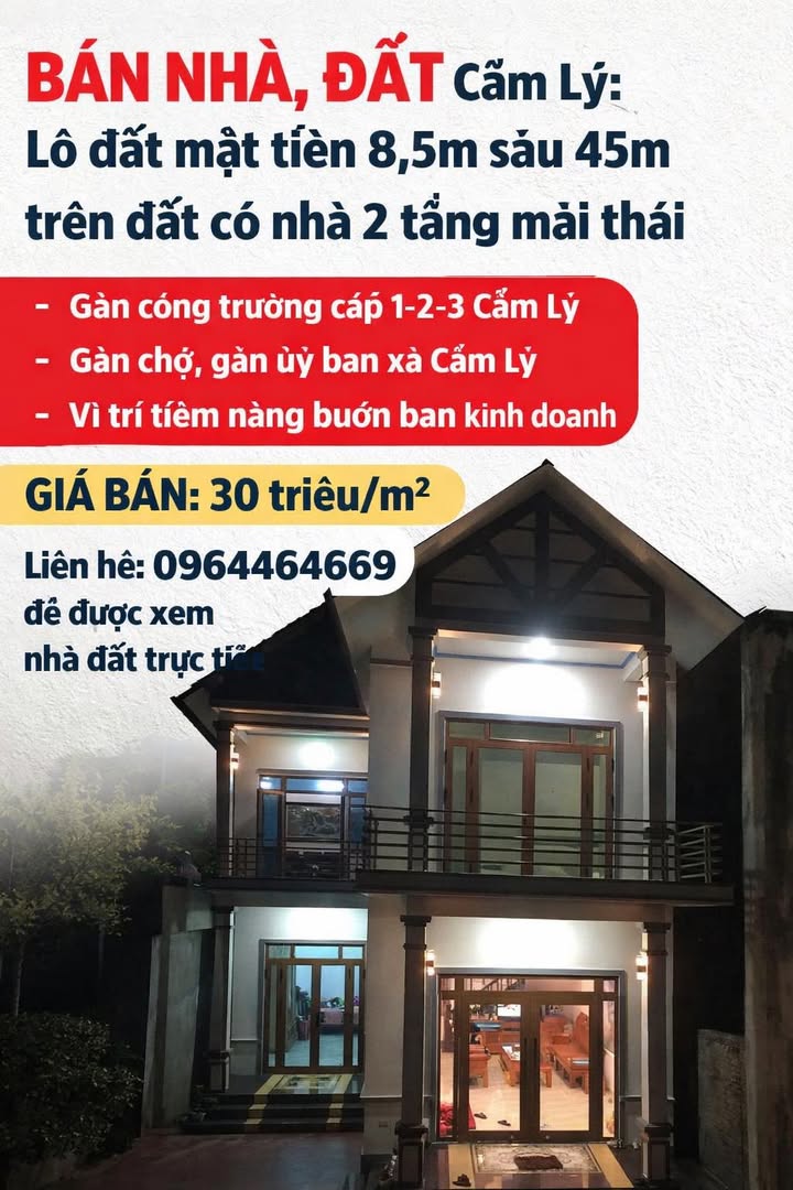 Nhà Phố Kinh Doanh Xã Cẩm Lý, Lục Nam: 383m² Tặng Nhà 2 Tầng & Cửa Hàng Đang Hoạt Động