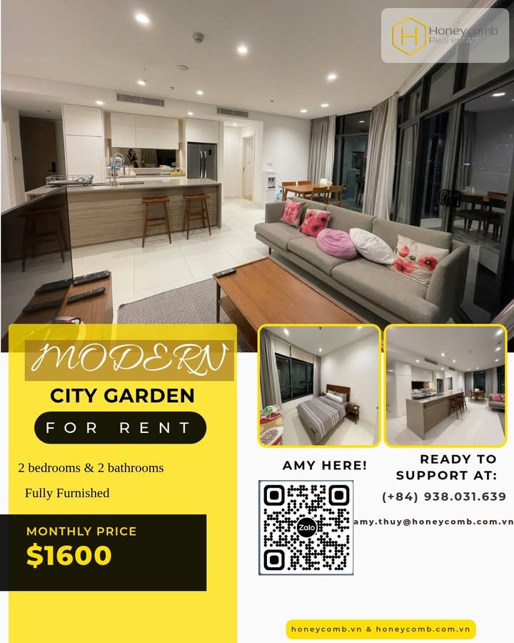 Căn hộ City Garden Bình Thạnh 108m² - Full nội thất cao cấp!