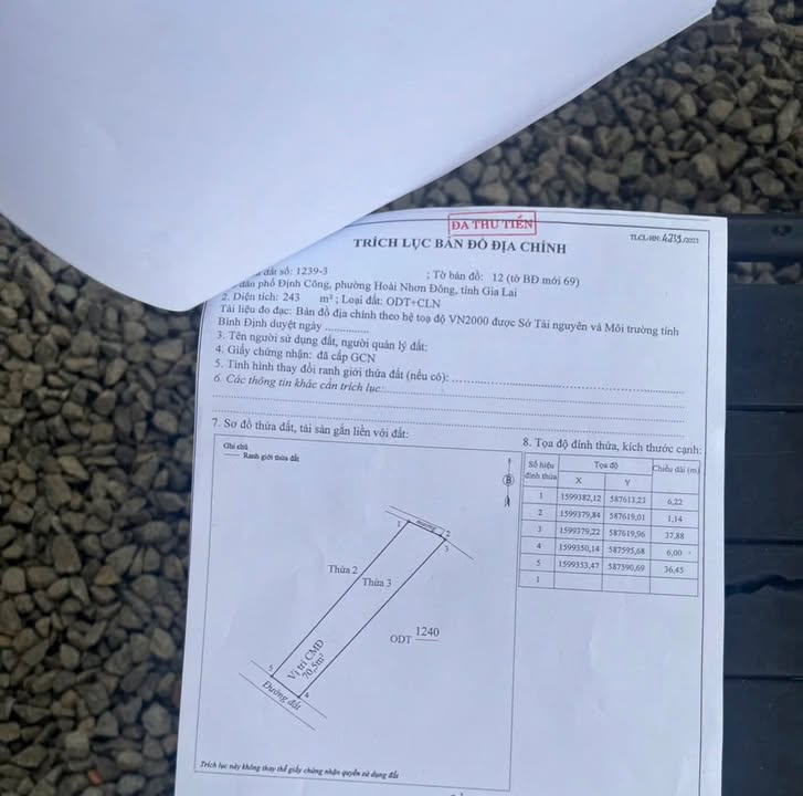 Đất Nền Hoài Nhơn, Bình Định 222m²/Lô - 3 Lô Liền Kề, Sổ Hồng Sẵn