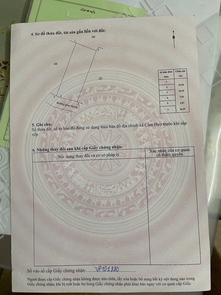 Đất Nền Cẩm Xuyên 250m² Giá 1 Tỷ - Sổ Đỏ Chính Chủ!