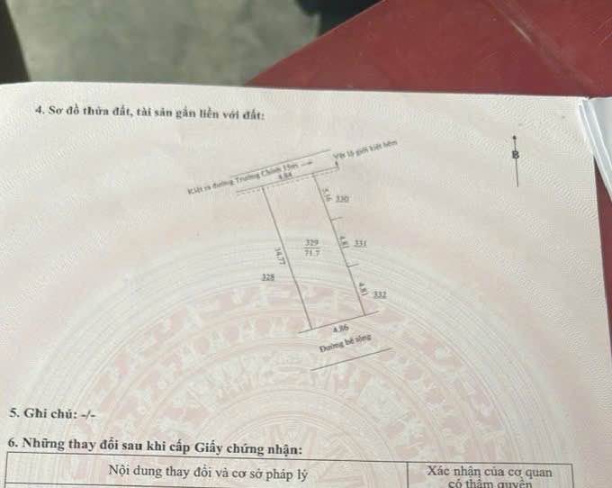 Bán đất kiệt ô tô Trường Chinh 72m² giá 3 tỷ - Sổ đỏ chính chủ