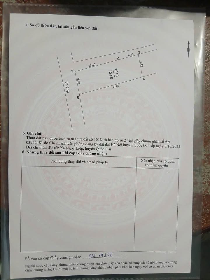 Đất nền Đồng Bụt Quốc Oai 100m² - Tiềm năng tăng giá vượt trội!