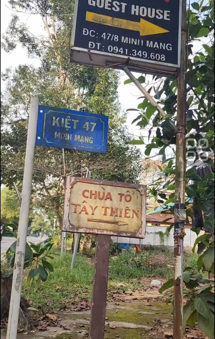 Đất Mặt Tiền Kiệt 47 Minh Mạng, Huế - 166m² Thổ Cư, Sẵn Sàng Xây Dựng