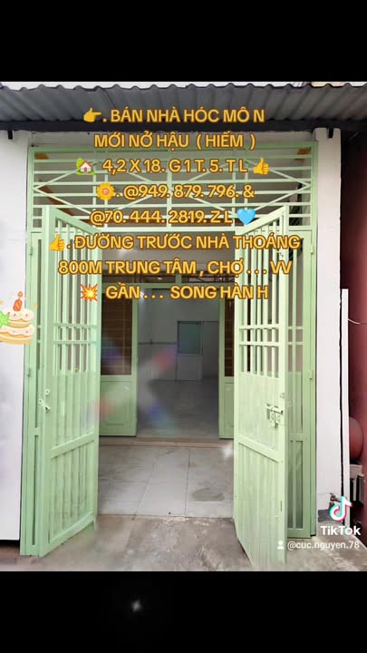 Nhà Riêng Hóc Môn 76m² giá 1.5 tỷ - Sẵn sàng ở ngay!