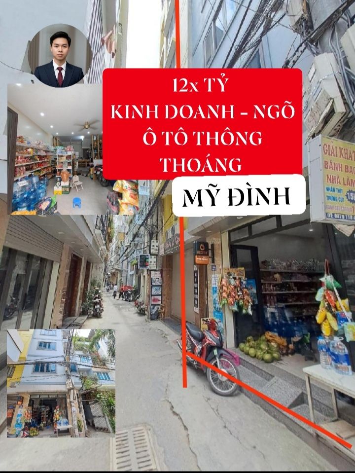 Bán nhà mặt phố Mỹ Đình 49m² hơn 12 tỷ - Kinh doanh sầm uất!
