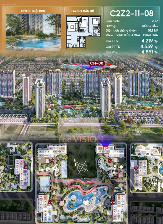 Căn hộ Liễu Giai Ba Đình 59.1m² giá 4.2 tỷ - View đẹp xem pháo hoa!