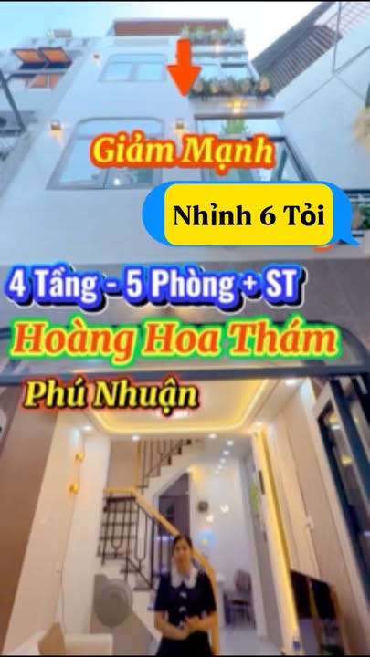 Nhà Phú Nhuận 32m² - 5PN Full Nội Thất - Sát HXH Hoàng Hoa Thám