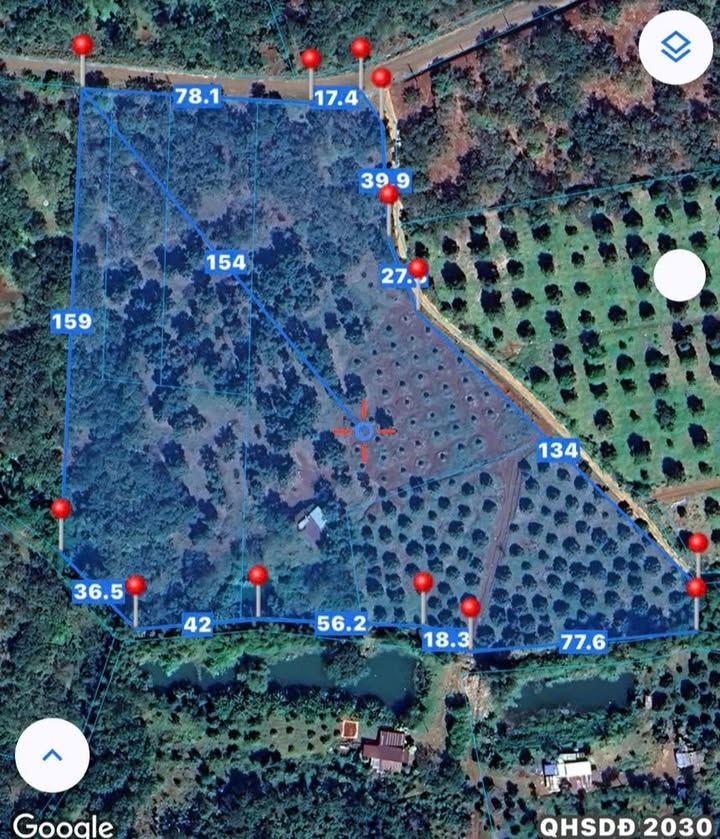 Đất Vườn Sầu Riêng 2.8ha - Đồng Phú, Bình Phước - Giá 7 Tỷ