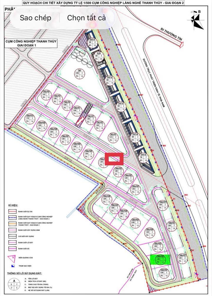 Kho/Xưởng Cụm CN Thanh Thùy, Thanh Oai 1485m² - Diện tích lớn