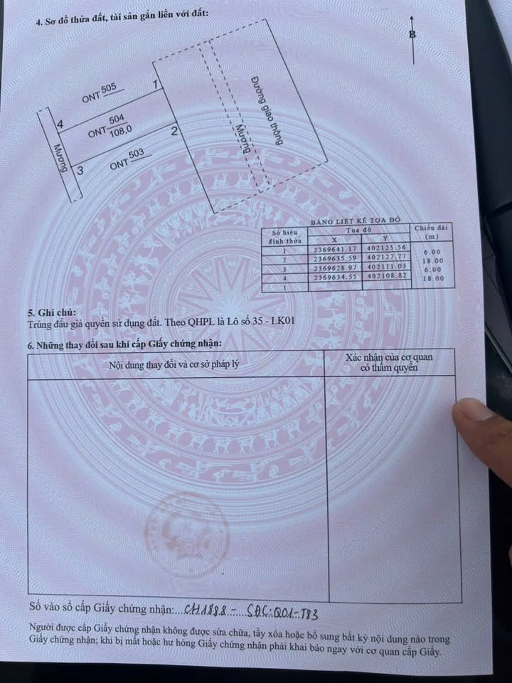 Đất nền Khai Quang, Vĩnh Yên 108m² - Sổ đỏ chính chủ, tiềm năng kinh doanh!