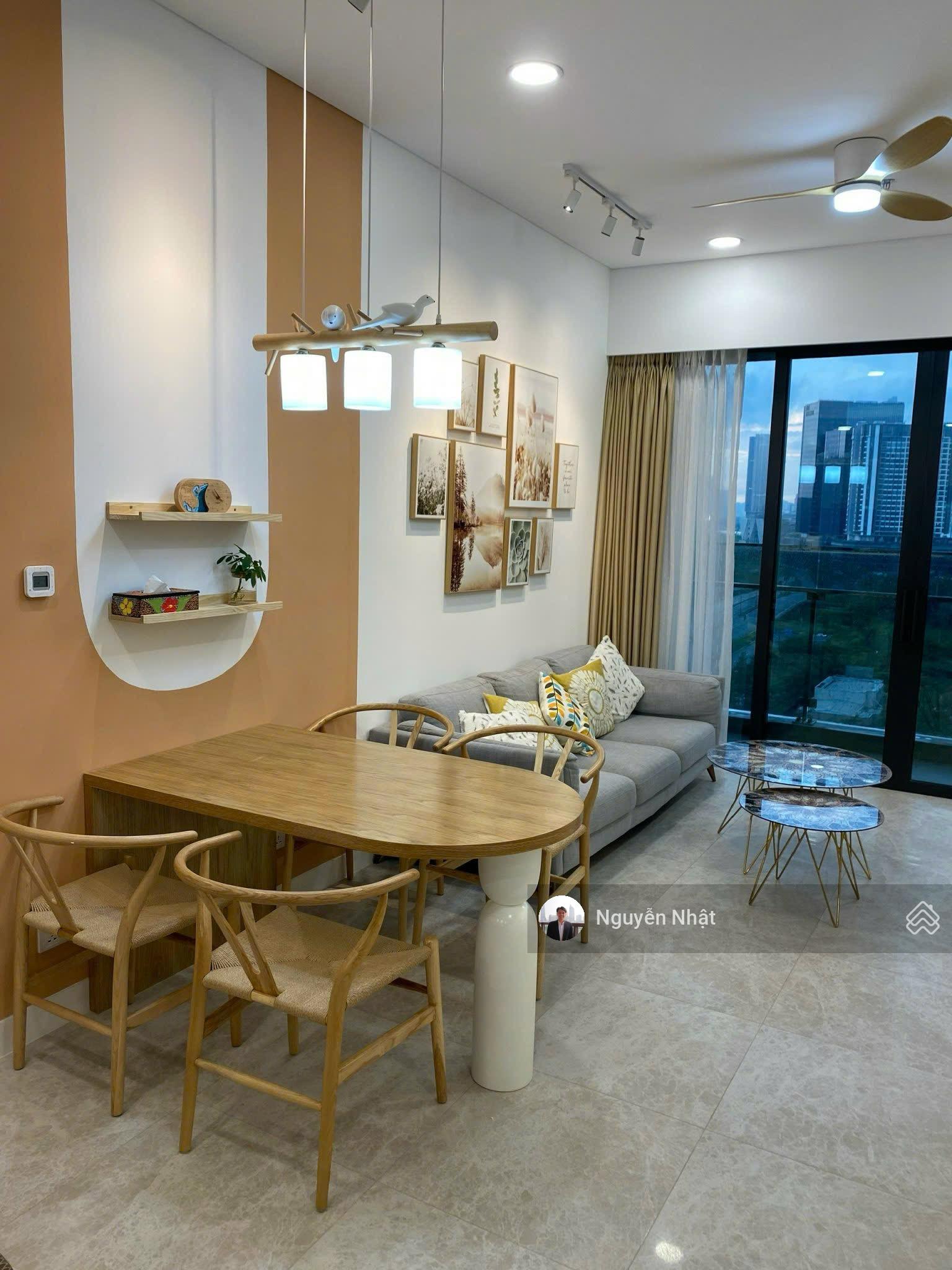 Cho thuê căn hộ The River Thủ Thiêm 2PN 84m² - View Quận 1, Nội thất đủ sẵn sàng