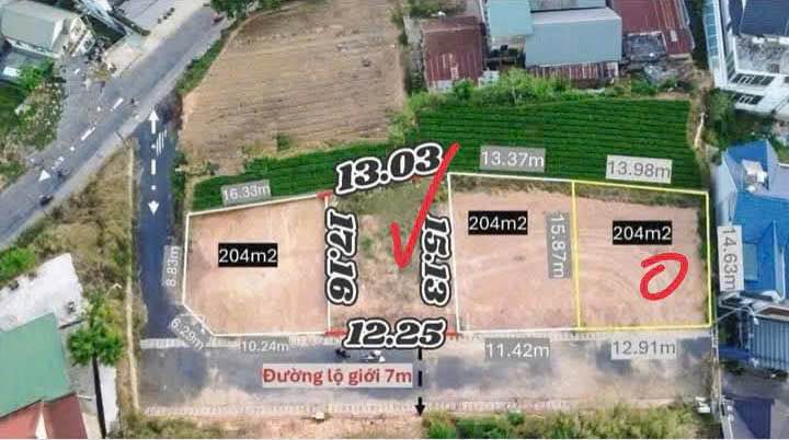Đất nền Cao Thắng Đà Lạt 204m² giá 7.x tỷ - Tiềm năng tăng giá!