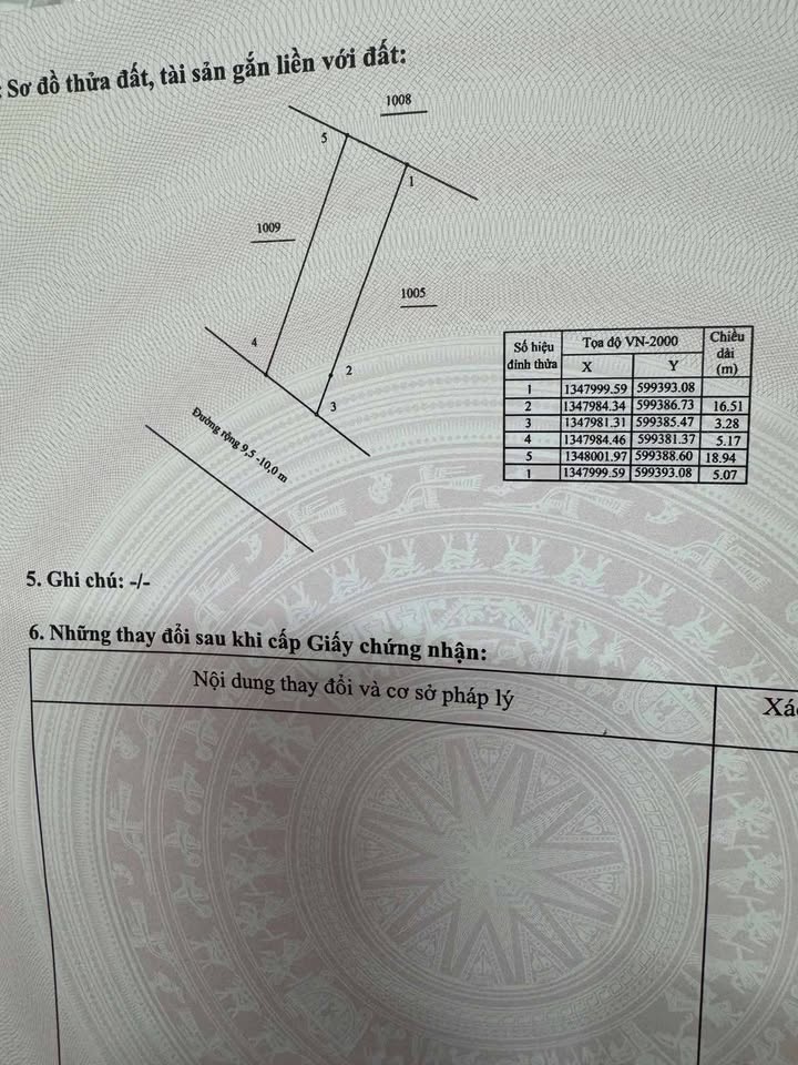 Đất thổ cư Phước Tân - 97.1m² - Ngang 5.17m - Giá 3.2 tỷ