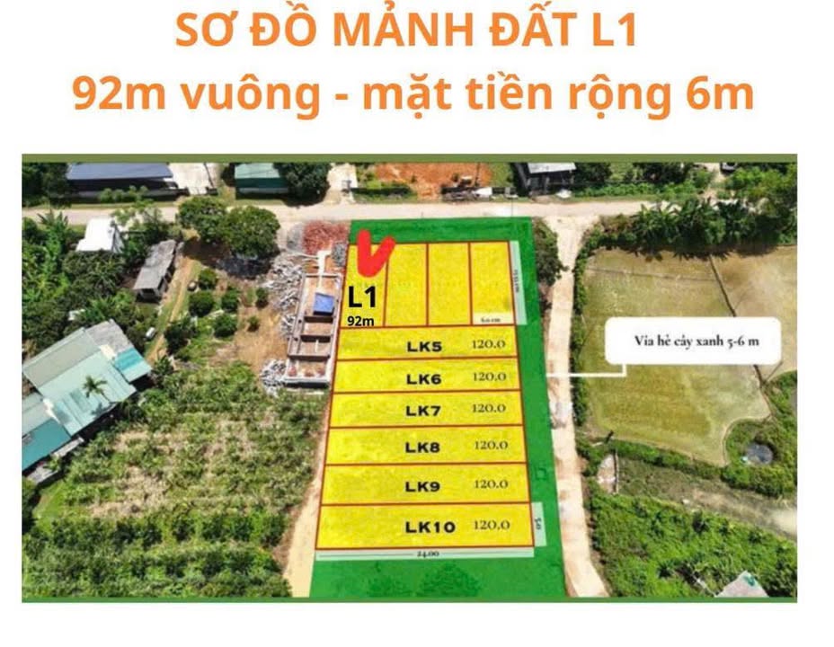 Đất nền Tân Lạc Hòa Bình 92m² giá 400 triệu - Sổ đỏ chính chủ!