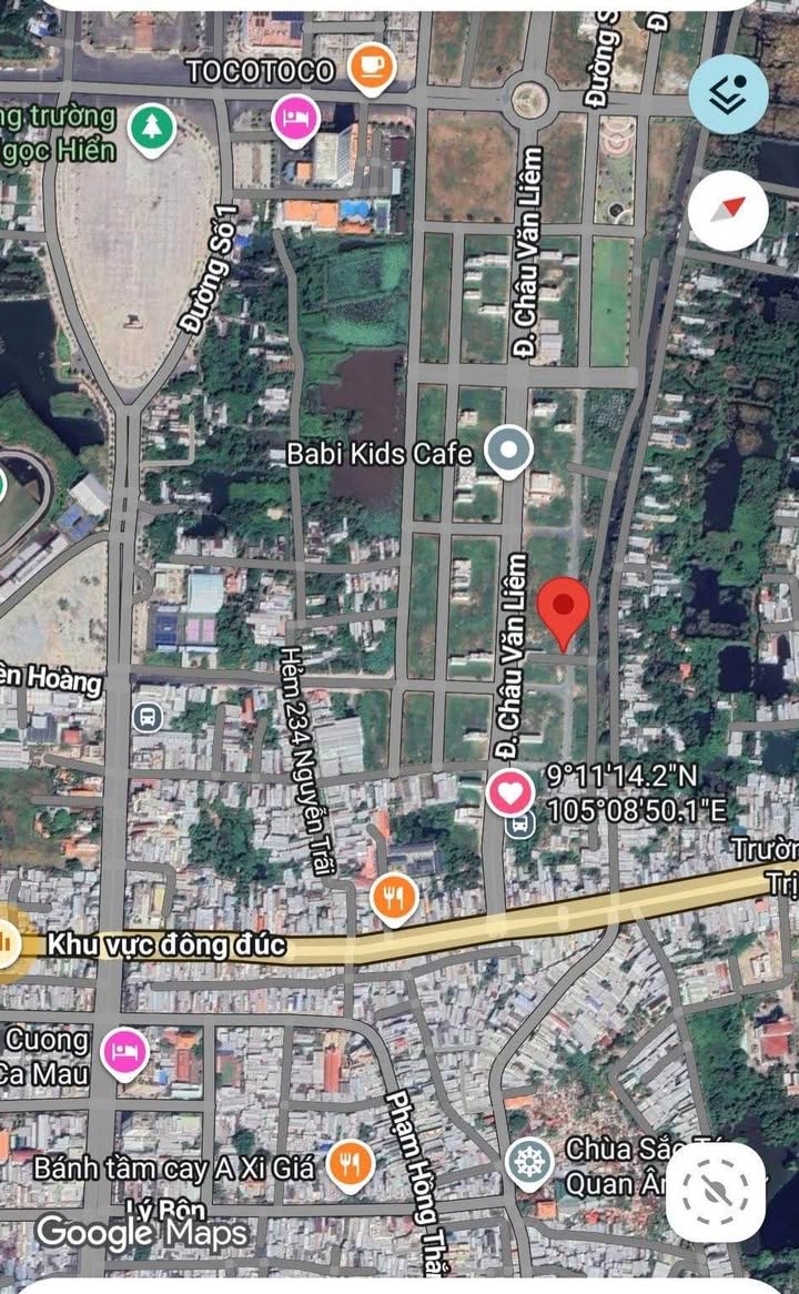 Đất nền TP Cà Mau 100m² - Vị trí đẹp, tiềm năng sinh lời!