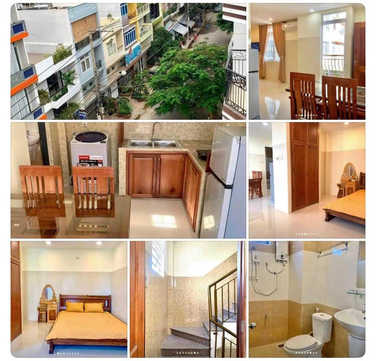 Cho thuê căn hộ 50m² Phước Hải, Nha Trang - Nội thất đủ, giá 4 triệu/tháng