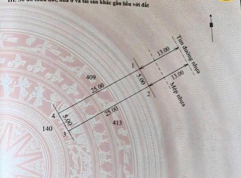 Đất nền Cam Lộ, Quảng Trị 125m² - Mặt tiền đường 32m, giá 1.3 tỷ