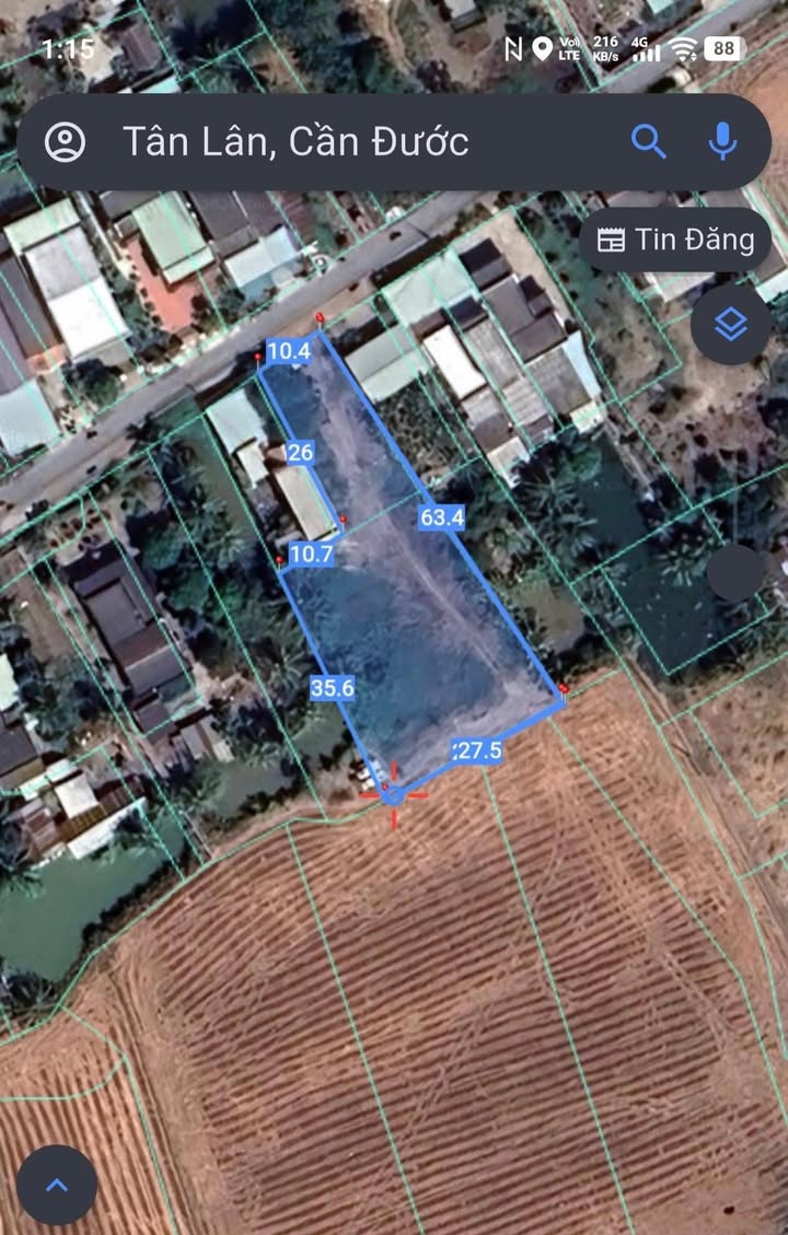 Bán Đất Nhà Vườn Cần Đước 1156m² - Nghỉ Dưỡng Lý Tưởng!