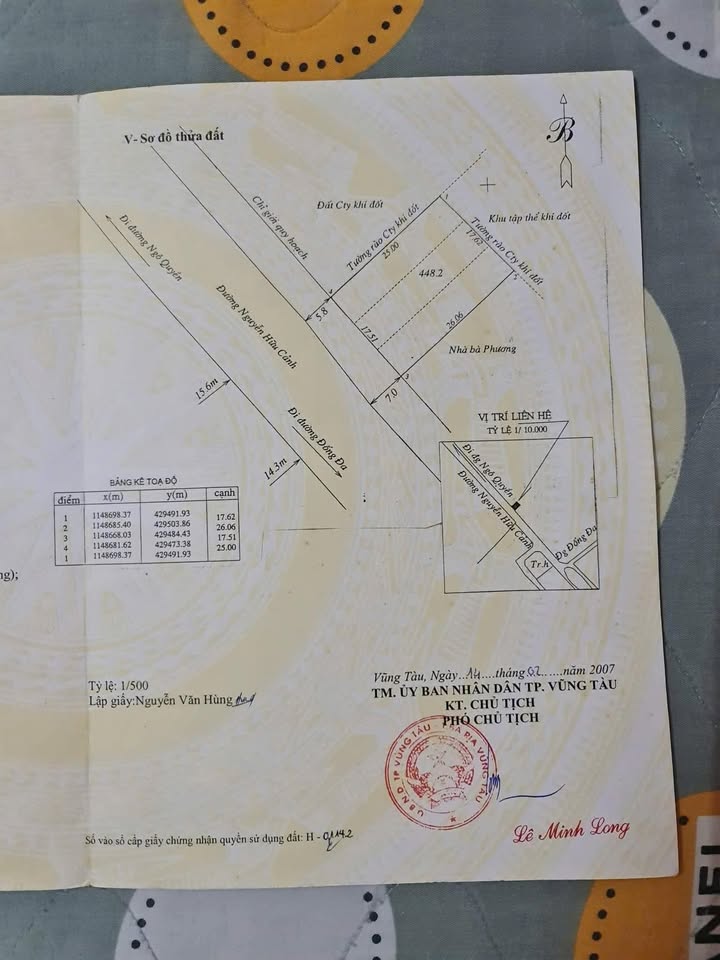 Bán nhà mặt tiền Nguyễn Hữu Cảnh Vũng Tàu 448m² - Mặt tiền kinh doanh