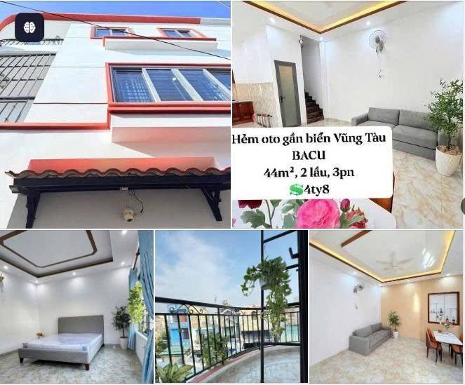 Nhà Hẻm Ô Tô Bãi Trước Vũng Tàu 65m² - Giá Tốt Trước Tết