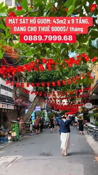 Nhà Mặt Tiền Hồ Gươm 43m² x 9 Tầng - Hợp Đồng Thuê 6000$/Tháng