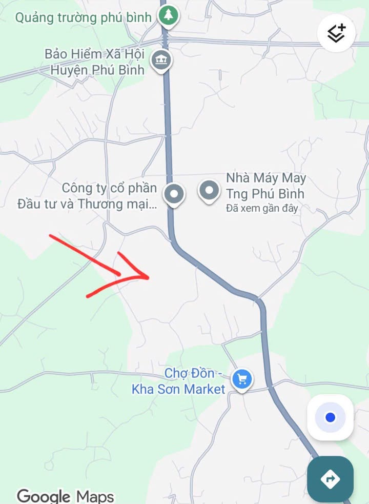 Đất nền 100m² full thổ cư, hướng Đông Nam tại Phú Bình, Thái Nguyên - Giá chỉ 1.8x tỷ