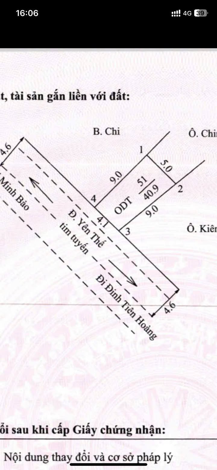 Bán đất mặt đường Yên Thế TP Yên Bái 78m² - Sổ đỏ chính chủ, đầu tư sinh lời!