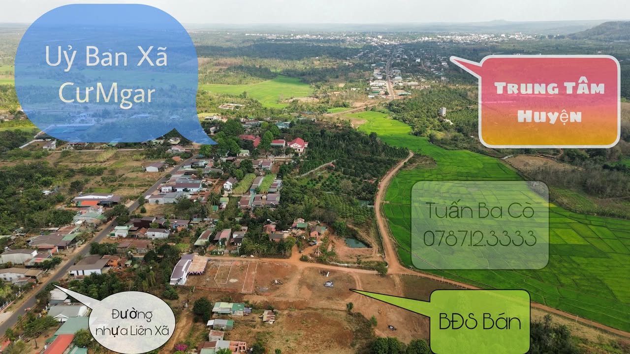 Đất nền Cư M'gar 6650m² giá 3.325 tỷ - Tiềm năng tăng giá vượt trội!