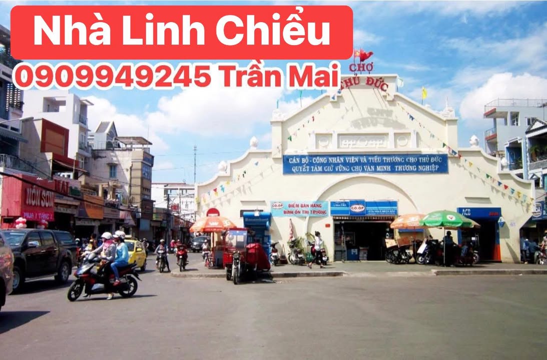 Nhà Mặt Tiền Linh Chiểu - Sát Chợ Thủ Đức - 126m²
