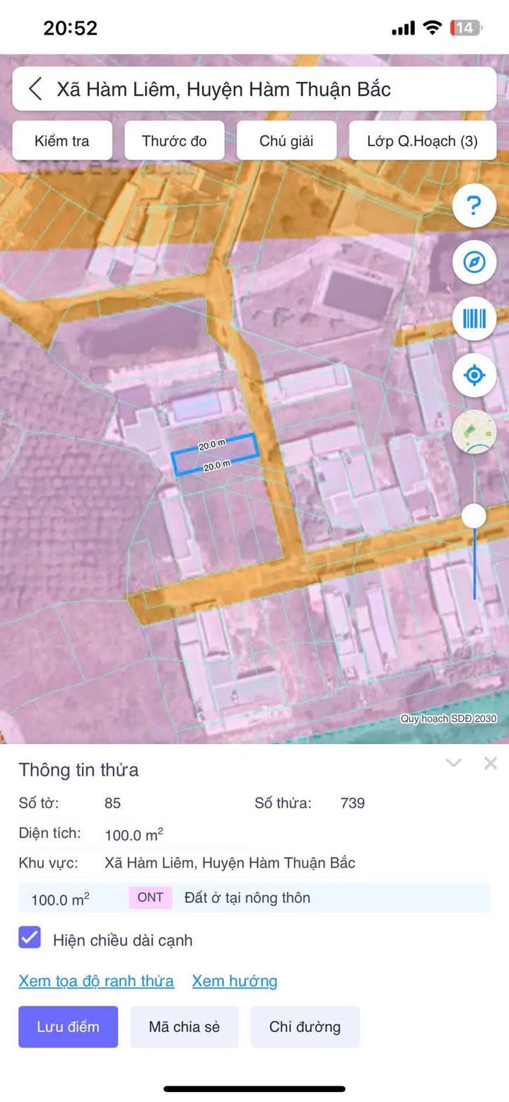 Đất nền Hàm Liêm Hàm Thuận Bắc 100m² 820 triệu - Sổ đỏ chính chủ