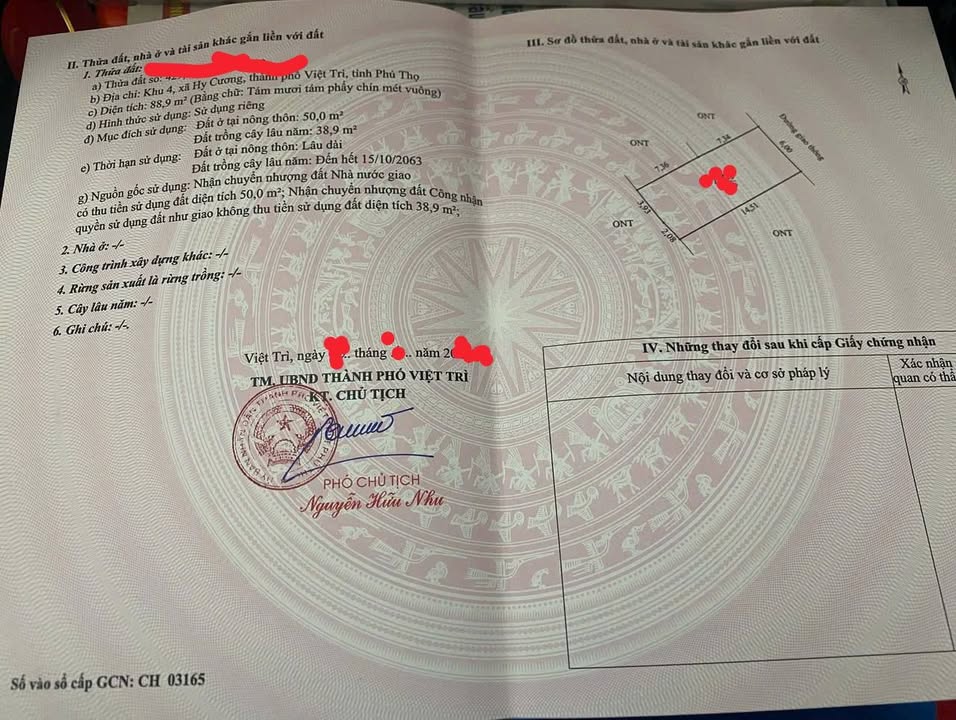 Đất nền Hy Cương - Việt Trì 88.9m² - Giá tốt cho CN