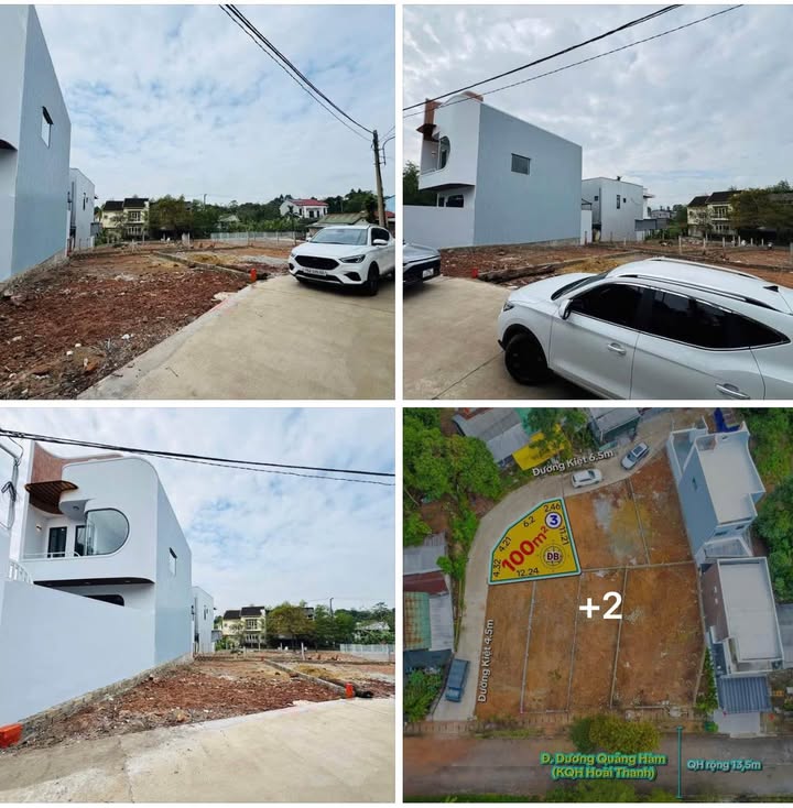 Đất Lô Góc 100m² Dương Quảng Hàm, Huế - Sổ Đỏ, Giá 1.65 Tỷ