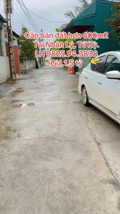 Bán đất Tứ Kỳ Hải Dương 600m² giá 1.5 tỷ - Sổ đỏ chính chủ sẵn sàng!