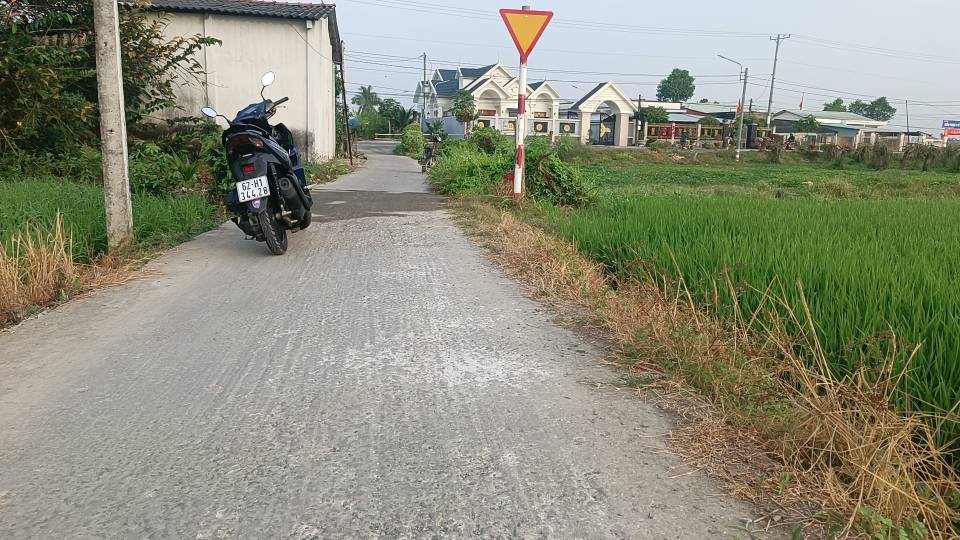 Bán gấp đất nền mặt tiền Lê Văn Bụi, Tân Trụ 140m² - SHR 599 triệu