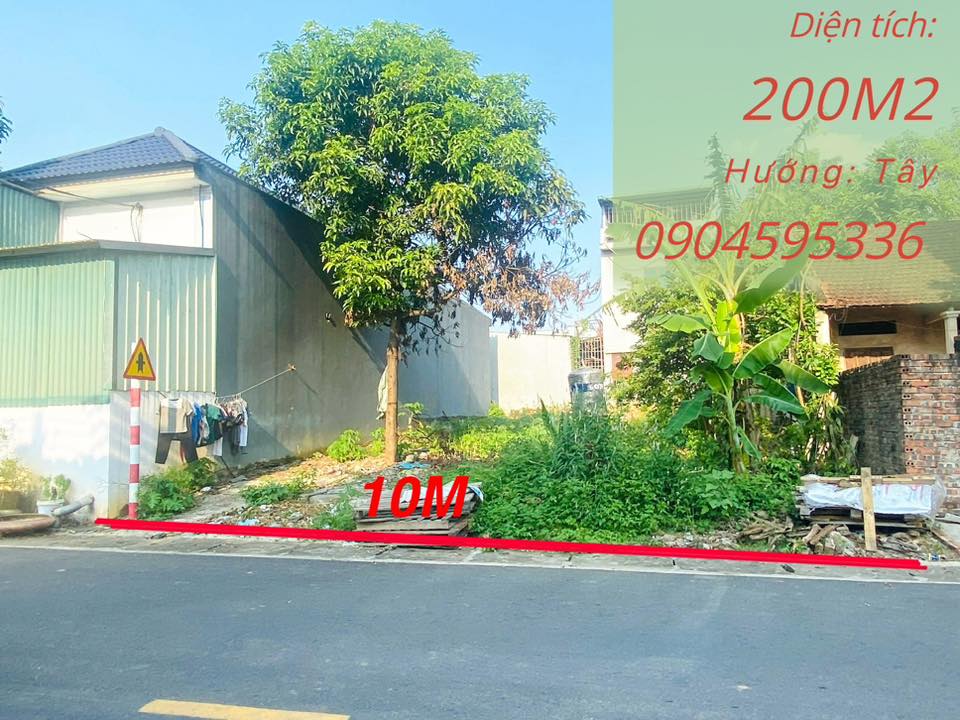 Đất thổ cư 200m² Việt Trì - Sổ đỏ vuông vắn, ô tô tránh, 3.x tỷ