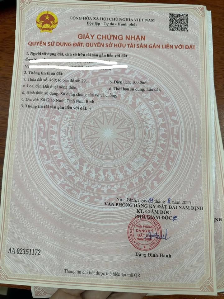 Đất Nền Biển Quất Lâm 100m² - Sổ Đỏ Chính Chủ, Giá Tốt