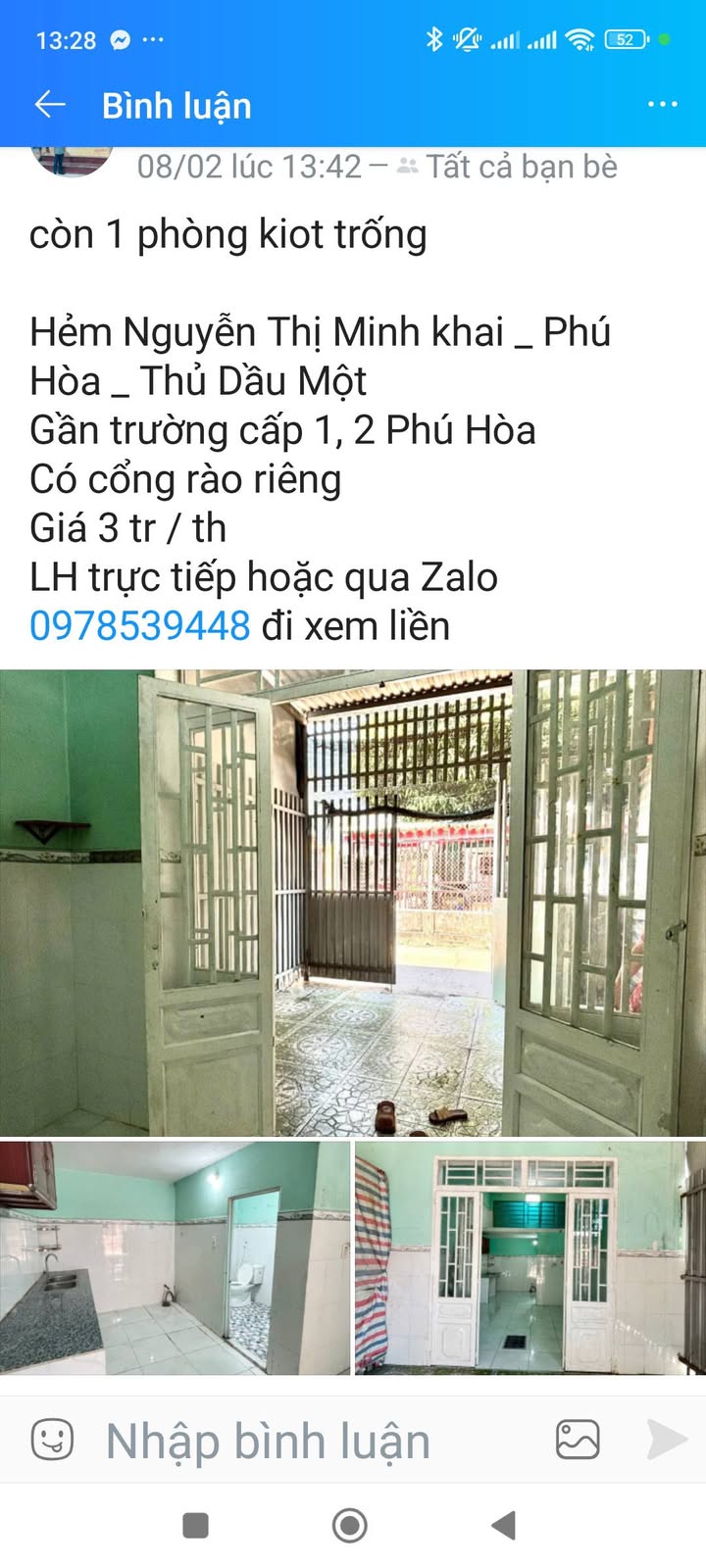 Cho thuê ki-ốt Nguyễn Thị Minh Khai, Thủ Dầu Một - Giá chỉ từ 3 triệu/tháng