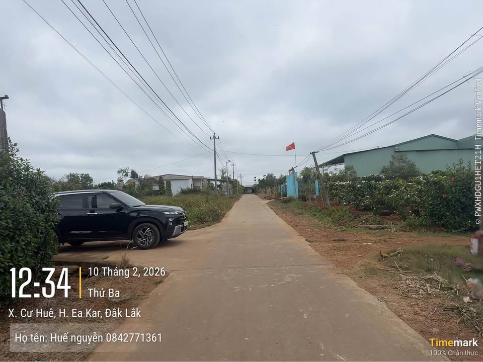 Đất nền Cư Huê Ea Kar 180m² - Sổ đỏ chính chủ