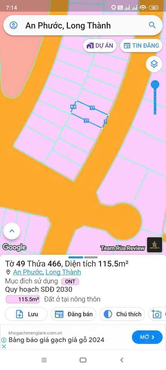 Đất Nền Thung Lũng Xanh Long Thành 115m² - Sổ Hồng Thổ Cư, Giá 1.6 Tỷ