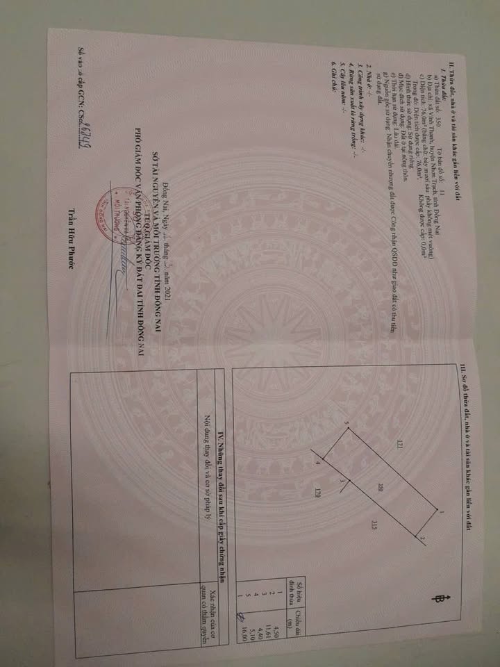 Đất Nền Nhơn Trạch 76m² Sổ Hồng Riêng - Giá 1 Tỷ Gần TP.HCM