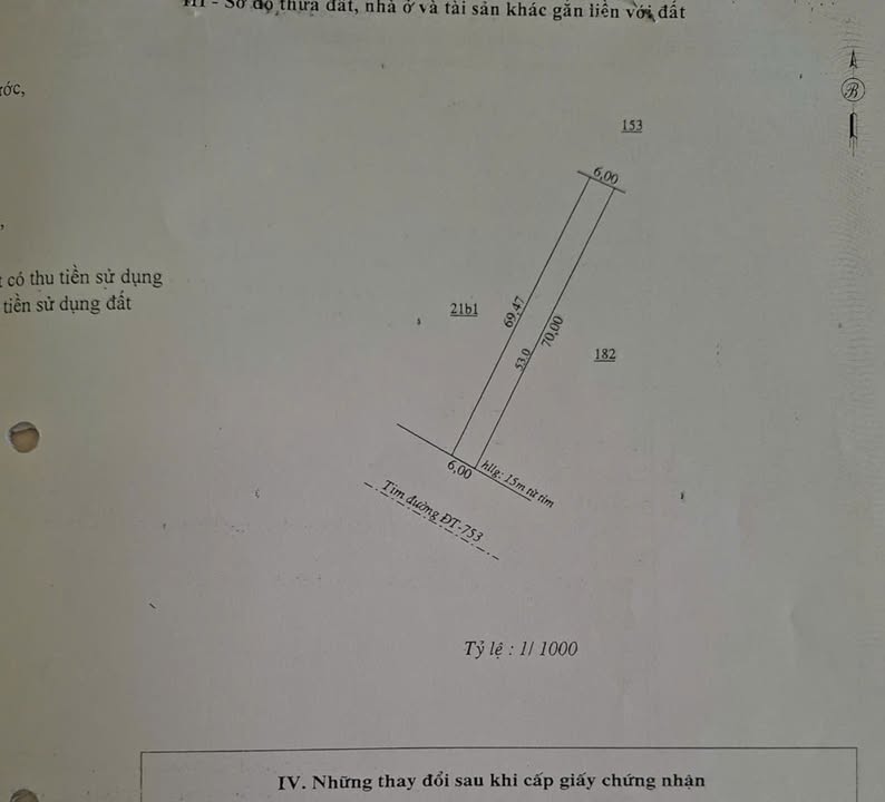 Bán nhà mặt tiền Đường 753 Đồng Xoài 420m² - Mặt tiền kinh doanh