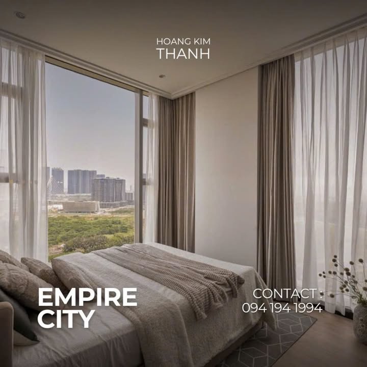Căn hộ Duplex Empire City 203m² - View sông triệu đô, nội thất 5 sao!