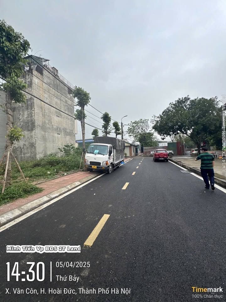 Đất nền Vân Côn Hoài Đức 413m² - Đường to ô tô, tiềm năng tăng giá