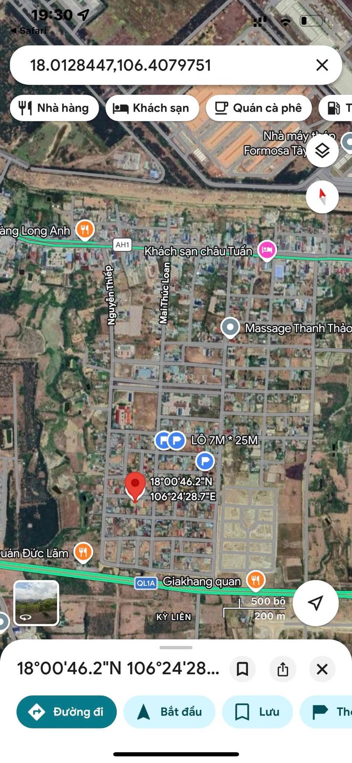 Đất Tái Định Cư Kỳ Liên - Hà Tĩnh: 218m² Mặt Tiền 8.75m - Sổ Đỏ Chính Chủ