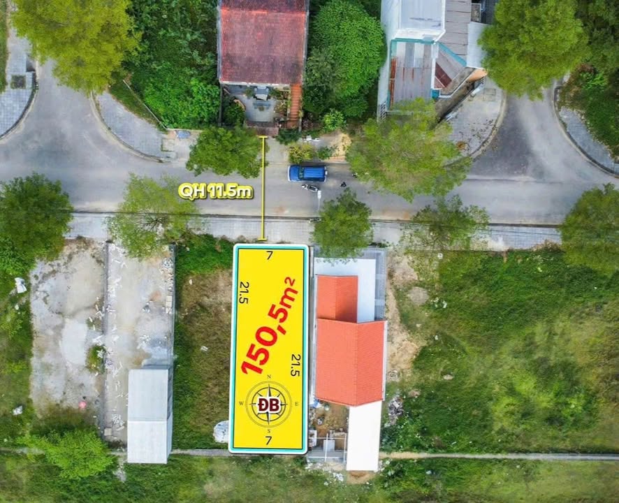 Đất nền KQH Hương An - An Cư, Huế: 150.5m² Hướng Bắc - Giá tốt đầu tư