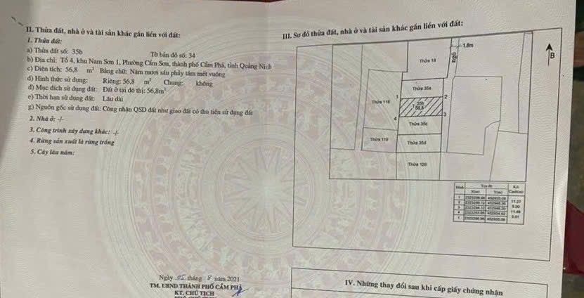 Đất Cẩm Sơn 57m² - Sổ Đỏ Vuông Vắn - Giá Rẻ 5xx Triệu