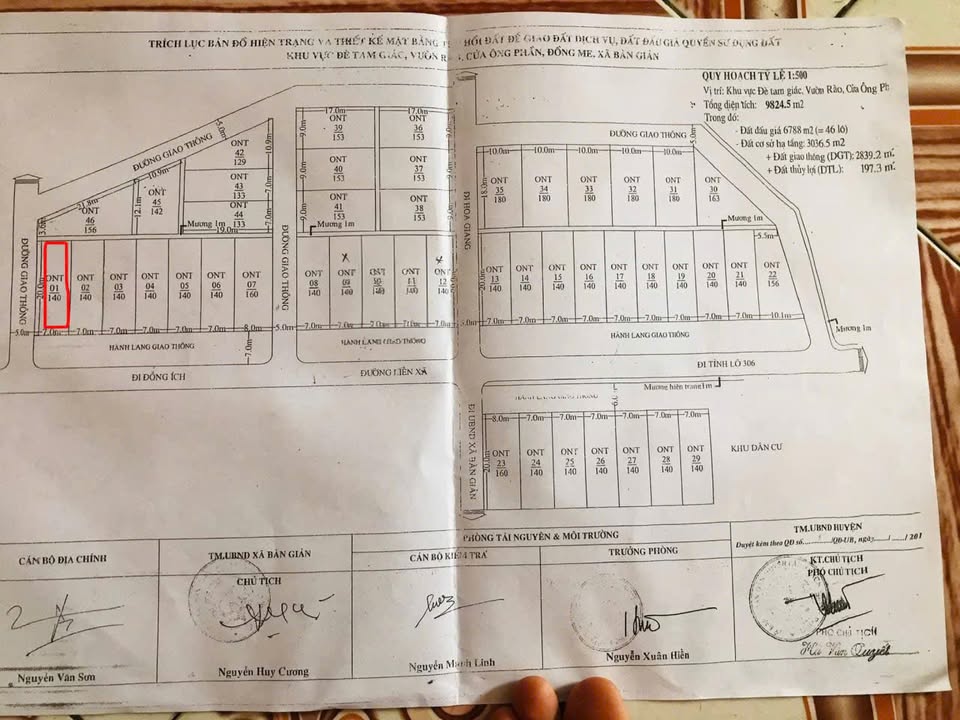 Đất Lô Góc 140m² Xuân Me, Lập Thạch - Sổ Đỏ Thổ Cư, Giá 1 Tỷ Tốt