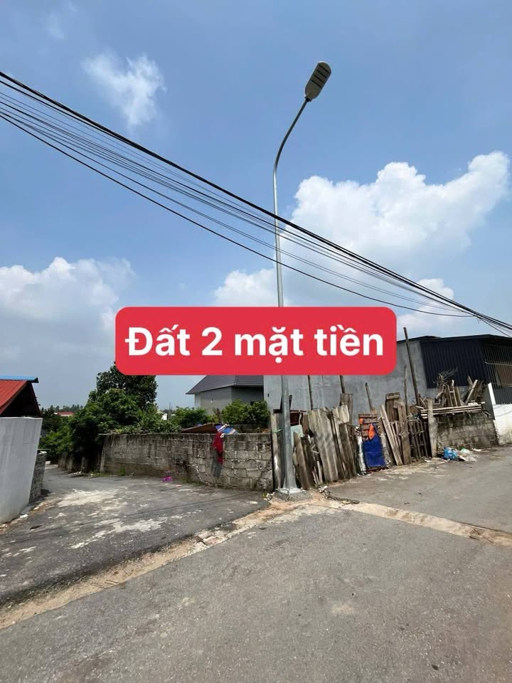 Đất nền Vĩnh Phúc 120m² - Hai Mặt Tiền, Sổ Đỏ Thổ Cư, Giá Tốt