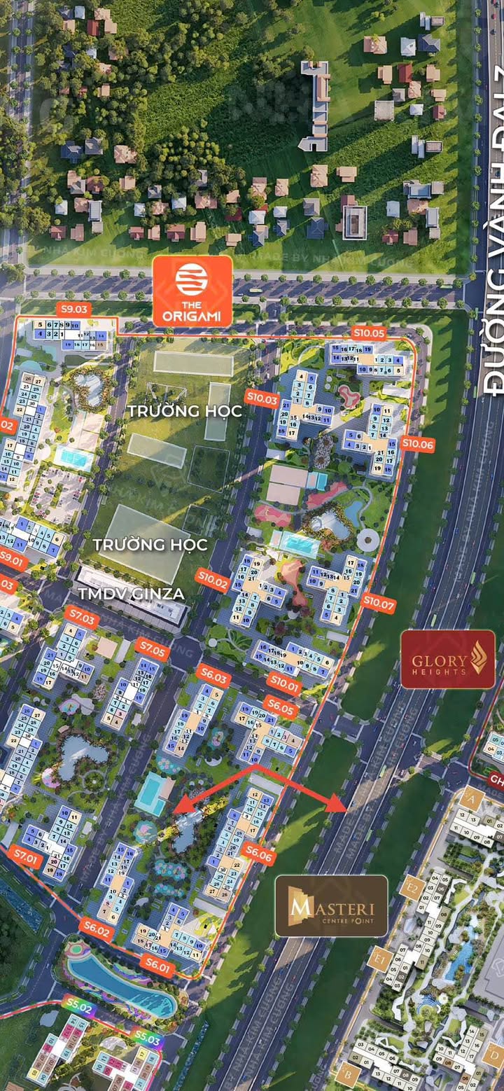 Căn hộ Origami Grand Park 69.5m² - Căn góc view đẹp!